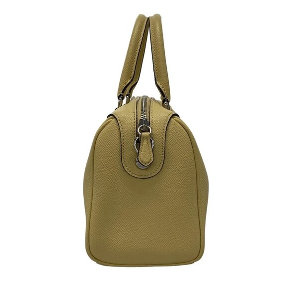 COACH - F31082 Light Yellow Leather Handbag - Picture 2 of 11